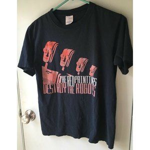 Destroy the Robots T Shirt Brisbane Band The Red Paintings Anvil Small